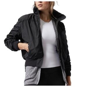 NWT Athleta Point Reyes Bomber II Black size M Tall